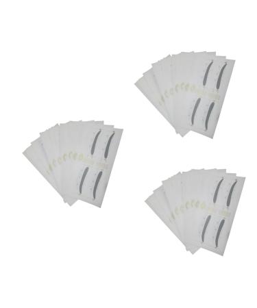 MAGICLULU 36 Pcs 48 Eyebrow Card Eyebrow Tracer Eyebrow Stencil Kit Eyebrow Grooming Stencils Non Woven Quick