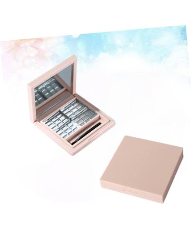 IWOWHERO 2pcs Empty Eyeshadow Dish Iluminador De Maquillaje Empty Compact Eyeshadow Makeup Highlighter 1 count (Pack of 1) Pink - Buy Online on GoSupps.com