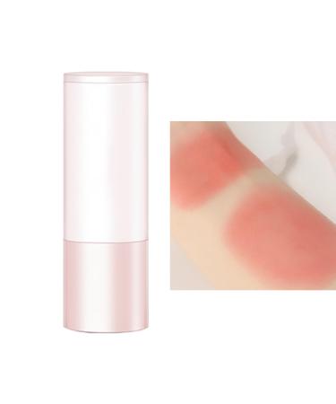 Cream Blush Stick | Smooth Blush Wand with Sponge Head Face Makeup for Cheeks & Lip & Eyeshadow Makeup Powder Blush Contour Stick Easy Application 1.5g #04Back to Sweet Apricot