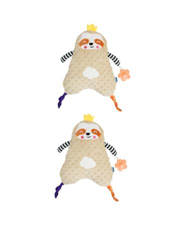 Toyvian 2st Sleeping Comfort Towel Baby Schnuller Laundry For Baby Wash Baby Summary Towel Gifts For Baby Party Baby Soiling Doll Small Animal Ceil