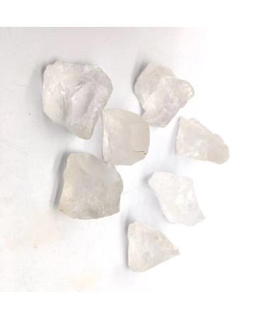 Natural Crystals and Stones 3pc Natrual Clear Quartz Crystal Raw Rock Polishing Stone for Reiki for Decoration kaixun