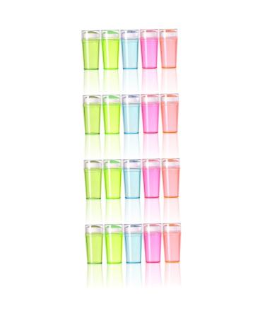 DOITOOL 20 Sets Fluorescent Nail Stamp Nail Gel Manicure Accessory Silicone Manicure Art Stamper Stamp Kit Magnet Tool Nail Tools French Tip Nail Tool 3d Accessories Silica Gel Pointy