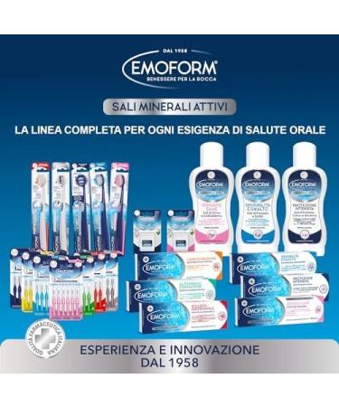  Emoform Emoform Healthy Gums Toothpaste 75 ml with sodium salts and hexetidine Reduces gum bleeding in over 90% of cases while providing relief from irritation Strengthens - Buy Online on GoSupps.com