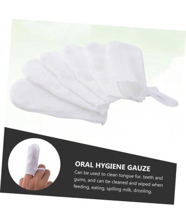 Shop Minkissy 18-Piece Baby Toothbrush Set | Gentle Gauze Fingerlings for 12+ Months | Effective Milk Stain Cleaning - Buy Online on GoSupps.com