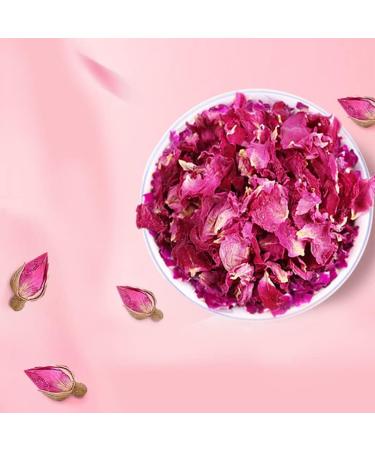 Dried rose petals1.76oz/50g Clean and complete rose petals - Natural Edible Flowers - Non-GMO - Caffeine-free - Use in Tea Baking Crafting - Buy Online on GoSupps.com