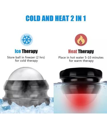 Buy Phcomrich Black Stainless Steel Massage Ball - Handball Scooter & Hot/Cold Compress Massager Online - Buy Online on GoSupps.com