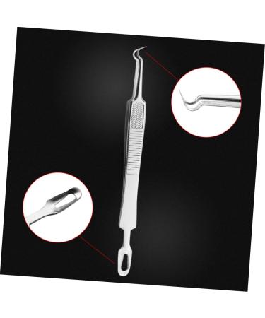 BIUDECO 6 Pcs Clip Stainless Pimple Remover Blackhead Extractor Blackheads Kit Stainless Steel Silver - Buy Online on GoSupps.com