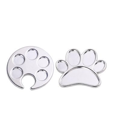2st ring palette finger ring nail art palette foundation mixing shell nail polish ring fingernail bakery nail ring for nail art pallets with nail rings alloy combination