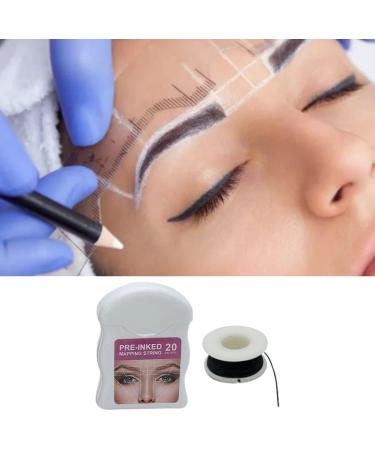 Eyebrow Mapping String Pre-Inked Microblading Mapping String Microblading Brows String Supplies Eyebrow Tool Black - Buy Online on GoSupps.com