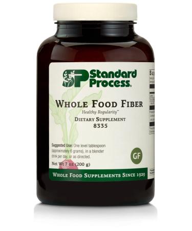 Standard Process Whole Food Fiber - Bowel  Digestion and Digestive Health with Rice Bran  Organic Carrot  Apple Pectin  Beet Root  Oat Fiber and Organic Sweet Potato - Vegetarian - 7 Ounce