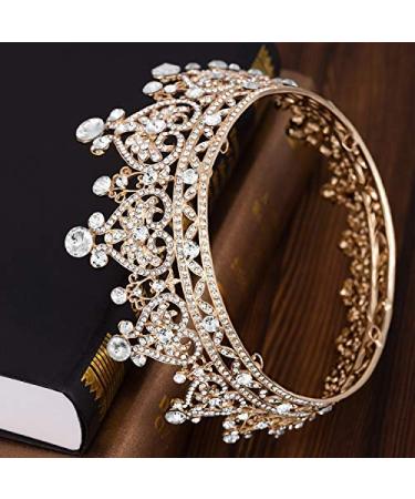 Joypea Rhinestone Vintage Tiara - Bridal Crowns for Wedding & Pageant Costume Queens - Buy Online on GoSupps.com