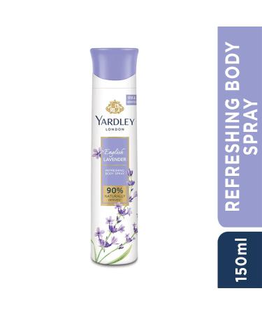 Yardley London Referishing Body Spray English Lavender 150ml - Buy Online on GoSupps.com