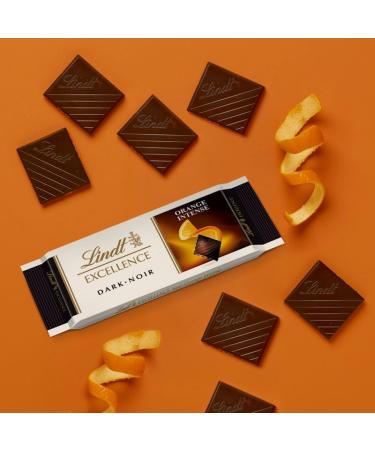 Lindt - EXCELLENCE Bars - Dark Chocolate Orange - 35g x 24 - Buy Online on GoSupps.com