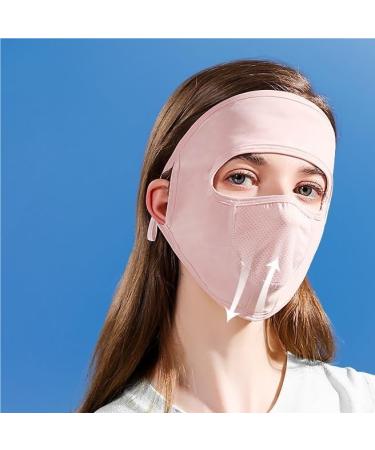 NAERTFD Full Face Sun Protection Mask for Women | Breathable Ice-Porridge Veil | Summer Outdoor Sports Gear - Basic Gray - Buy Online on GoSupps.com