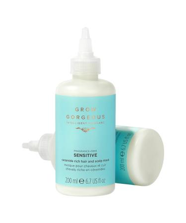 Grow Gorgeous Sensitive Ceramide Rich Hair & Scalp Mask 200ml - Vegan Overnight Treatment for Healthy Hair - Dermatologically Tested - Buy Online on GoSupps.com