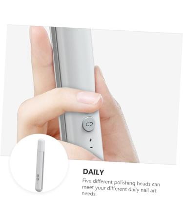 Beavorty 1 Set Nail Polisher Nail Drill Kit Nail File Electric Manicure Electric Nail Drill Portable Handpiece File Professional Nail Drill Electric Tool White abs Pedicure - Buy Online on GoSupps.com