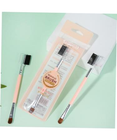 Didiseaon Spoolie Brush 1 Eyeshadow Makeup Brush Brow Brush Double-headed Eyeshadow Brush Lip Makeup Face Makeup Brushes Women Makeup Brush Eyelash Brush Portable Pink Beauty Tools Miss - Buy Online on GoSupps.com