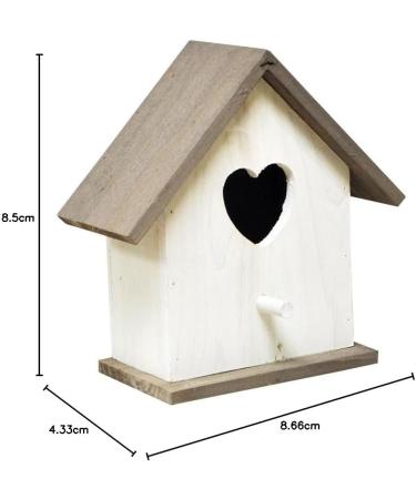 Kingfisher White Wooden Nesting Box - Buy Online on GoSupps.com