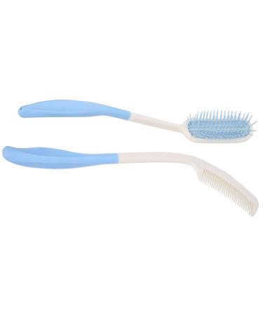 Ergonomic Long Handle Comb for Elderly & Disabled - Comfort & Massage Relief - Buy Online on GoSupps.com