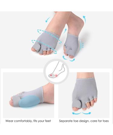 Keduoduo 2-Piece Foot Care Set | Big Toe Hallux Valgus Corrector & Bunion Straightener - Orthotics Pedicure Socks - Buy Online on GoSupps.com