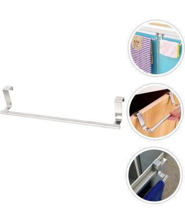Alipis 2 Pcs Cabinet Door Hook Swing Hangers Towel Rack Door Hanger Towel Rod Wall Hanging to Rotate Rag Silverx2pcs 36X5cmx2pcs - Buy Online on GoSupps.com