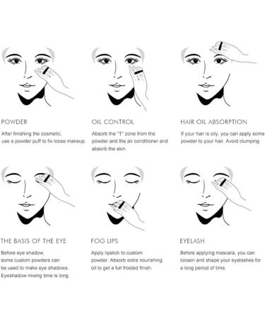 miduoidn Loose Powder Makeup Face Natural Finishing Setting Waterproof Long Lasting Brightening Portable Cosmetic Gifts for Girls Type 2 - Buy Online on GoSupps.com