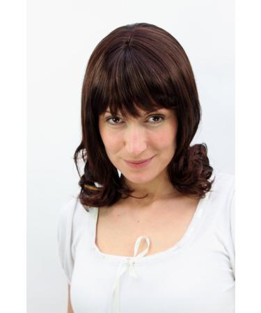 Buy WIG ME UP 2002-33H27 Medium Length Streaked Brown Wig - Stylish & Comfortable International Shipping Available - Buy Online on GoSupps.com