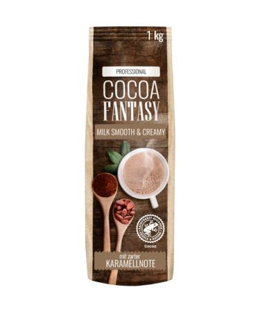 Cocoa Fantasy Milk Smooth & Creamy 1kg cocoa powder for creamy hot chocolate drinking chocolate 14% cocoa content milk chocolate (14% cocoa content) New recipe - Buy Online on GoSupps.com