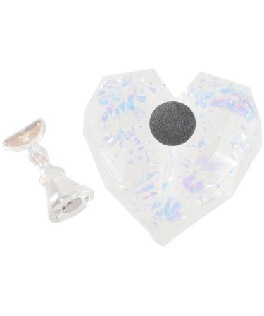 minkissy 1 Set Magnetic Base Nail Stand for Painting Nails Nail Accessories Nail Holder for Painting Nails Press on Nail Stand Nail Painting Stand Fake Nail Stand Represent Acrylic Portable