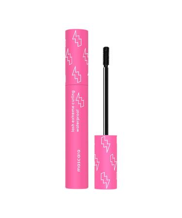 Mimoqk Volumizing Mascara Curling Mascara Waterproof Makeup Long Lasting Formula Lengthening Effect Black Shade Enhancing Natural Look for Women and Girls Daily Use