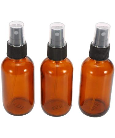 RETYLY 100ML Amber Glass Spray Bottle with Black ATOMISER Sprays Refillable Container for Essential Oil/Aromatherapy Use - Buy Online on GoSupps.com