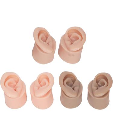 3 Pair Soft Silicone Ear Model Teaching Earring Practice Earring Display Ear Picking Human Ear Human Ear Earring Ear for Anatomy Artificial Ear Human Ear Replica Piercing Kits - Buy Online on GoSupps.com