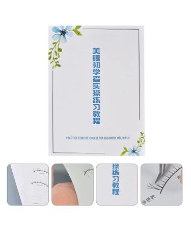FOMIYES 6 Sheets Eyelash Grafted Workbook - Self Learning Course & Practice Paper for Beauty Professionals - Buy Online on GoSupps.com