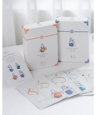 TeensTones Korean Premium facial Masks - 25g * 10 sheets - Radiant Skin Hydration and Revitalization Deep Moisturizing Serum for All Skin types- Korean Skin Care K-Beauty (Moisture)