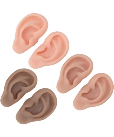 Artificial Ear Model Soft 3 Pairs Human Ear Model Silicone Reusable for Home - Buy Online on GoSupps.com