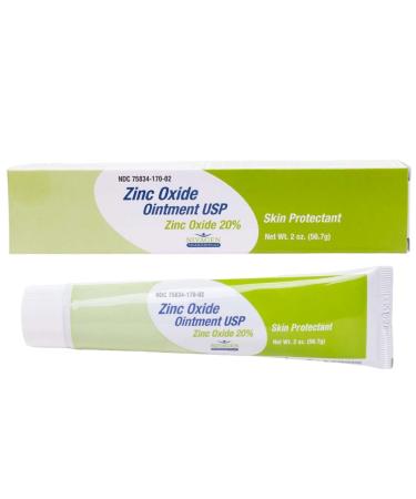 Nivagen Zinc Oxide Ointment USP 20% | For Diaper Rash, Chafed Skin, Protects From Wetness, Relief From Poison Ivy, Poison Oak, & Poison Sumac | 2oz Tube Of Zinc Oxide 2 Ounce (Pack of 1)