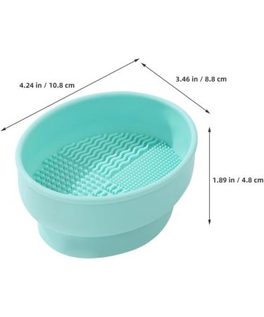 Beaupretty Makeup Brush Cleaner Bowl Brush Cleaning Pad Silicone Makeup Cleaning Brush Scrubber Bowl Cosmetic Brush Cleaner for Home - Buy Online on GoSupps.com