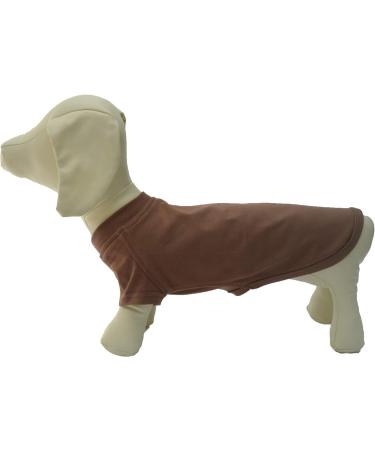 Lovelonglong Pet Clothing Dog Costumes Dachshund Clothes Blank T-Shirt Tee Shirts for Dachshund Dogs Corgi 100% Cotton Coffee D-XL D-XL (for Dachshund -30lbs) Coffee - Buy Online on GoSupps.com