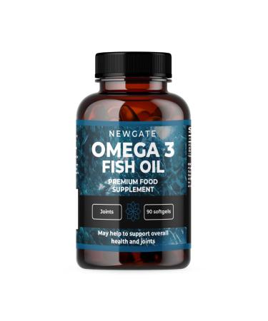 Omega 3 Fish Oil 90 Softgels 1000mg EPA 180mg DHA 120mg - Premium Nutritional Supplement
