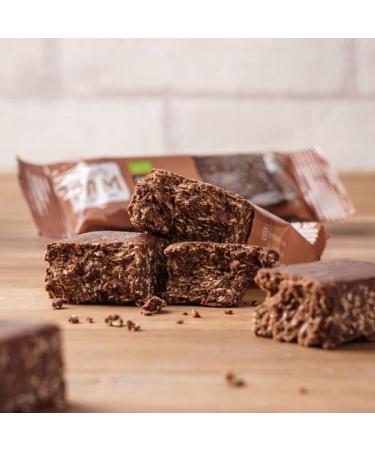 Naturally Pam Oat Bar - Vegan Gluten-Free & Cane Sugar-Free - Delicious Soft Brownie Cereal Bar by Pamela Reif (12x40g) - Buy Online on GoSupps.com