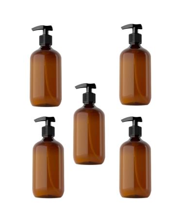 FRCOLOR 10 Pcs Lotion Press Bottle Hand Wash Dispenser Lotion Dispensers 500ml Dispenser Bottle Pump Plastic Lotion Bottle Liquid Dispenser Emulsion Bottles Filling Bottled The Pet Travel Brownx2pcs 19.5x6.4cmx2pcs