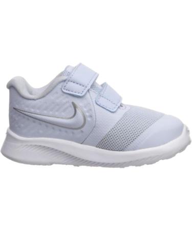 Nike Boy's Star Runner 2 (PSV) Running Shoe - 3.5 UK Child Wide - Half Blue Metallic Silver Volt - Buy Online on GoSupps.com