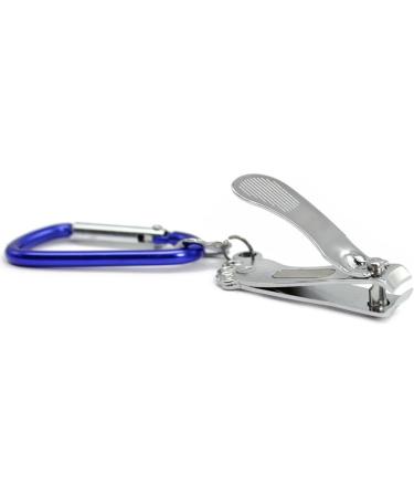 Buy com-four 5X Nail Clippers with Carabiner - Vibrant Colors for Easy Use | International Shipping Available - Buy Online on GoSupps.com