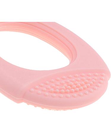 Buy Baby Training Toothbrush Teether - Silicone 360 Clean Mouthguard & Tongue Cleaner (Pink) - International Shipping Available - Buy Online on GoSupps.com