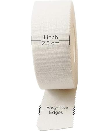 8-Pack Athletic Tape Easy Tear Strong Medical Wrap with Zinc Oxide | 1 Inch x 33 ft Best Support for Sports & Injury Recovery - Buy Online on GoSupps.com