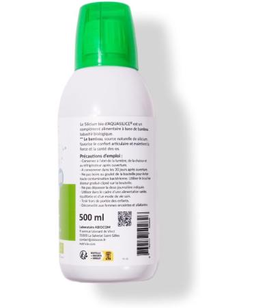 Organic Joint Silicon - Oral Solution 1L - Enriched with Bamboo Harpagophytum Turmeric & Ginger - Joint Mobility - Organic & Vegan - Made in France Aquasilice - Buy Online on GoSupps.com