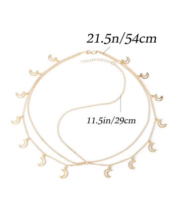Zoestar Boho Gold Moon Headband | Festival Hair Accessories for Women & Girls | Stylish Prom Fashion Headband - Buy Online on GoSupps.com