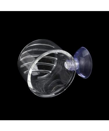 Senzeal 2PCS Large Glass Feeding Cone Cup for Aquarium with Seam - Ideal Fish Feeder for Brine Shrimp and Red Worms - Buy Online on GoSupps.com