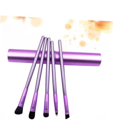 Baluue 5pcs Eye Makeup Brush Kit Eye Shadow Brush Eyeshadow Brush Purple - Buy Online on GoSupps.com