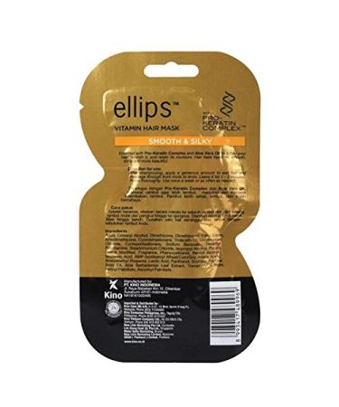 Ellips Pro Keratin Hair Mask - Smooth & Silky 18g (Pack of 4) - Buy Online on GoSupps.com